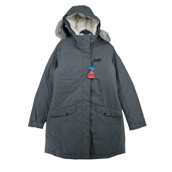 Columbia Jackets & Blazers - Columbia Women's Suttle Mountain Long Insulated Jacket Coat Parka Grey NWT sz L